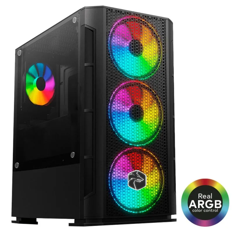 GAMETECH X-COOLER ARGB 4X120MM FAN M.ATX GAMING OYUNCU KASASI