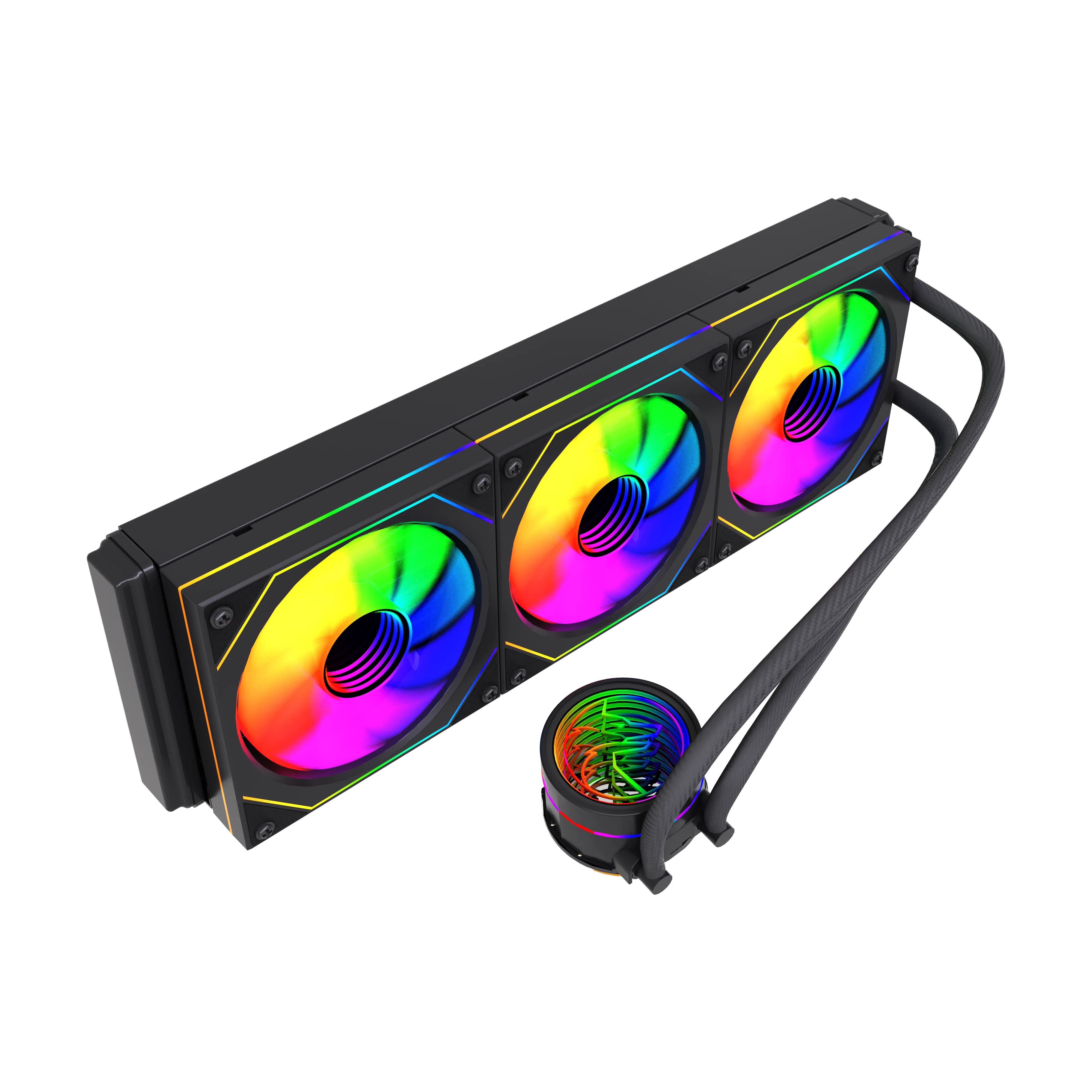 Gametech AHD360B Hydra 360mm Siyah Argb Sıvı Soğutma Sistemi