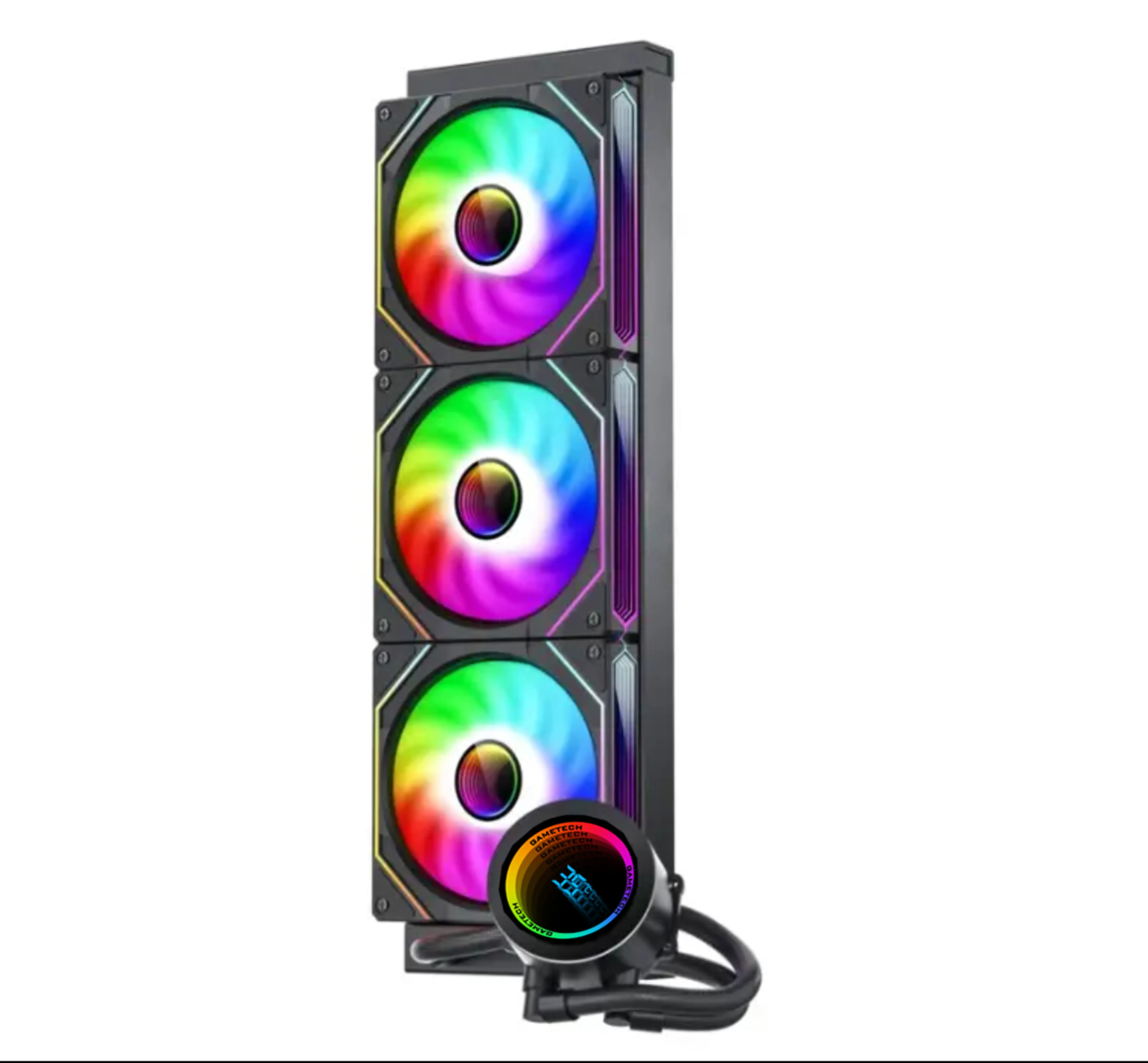 Gametech AHD360W Hydra 360mm Siyah Derece Göstergeli Argb Sıvı Soğutma Sistemi