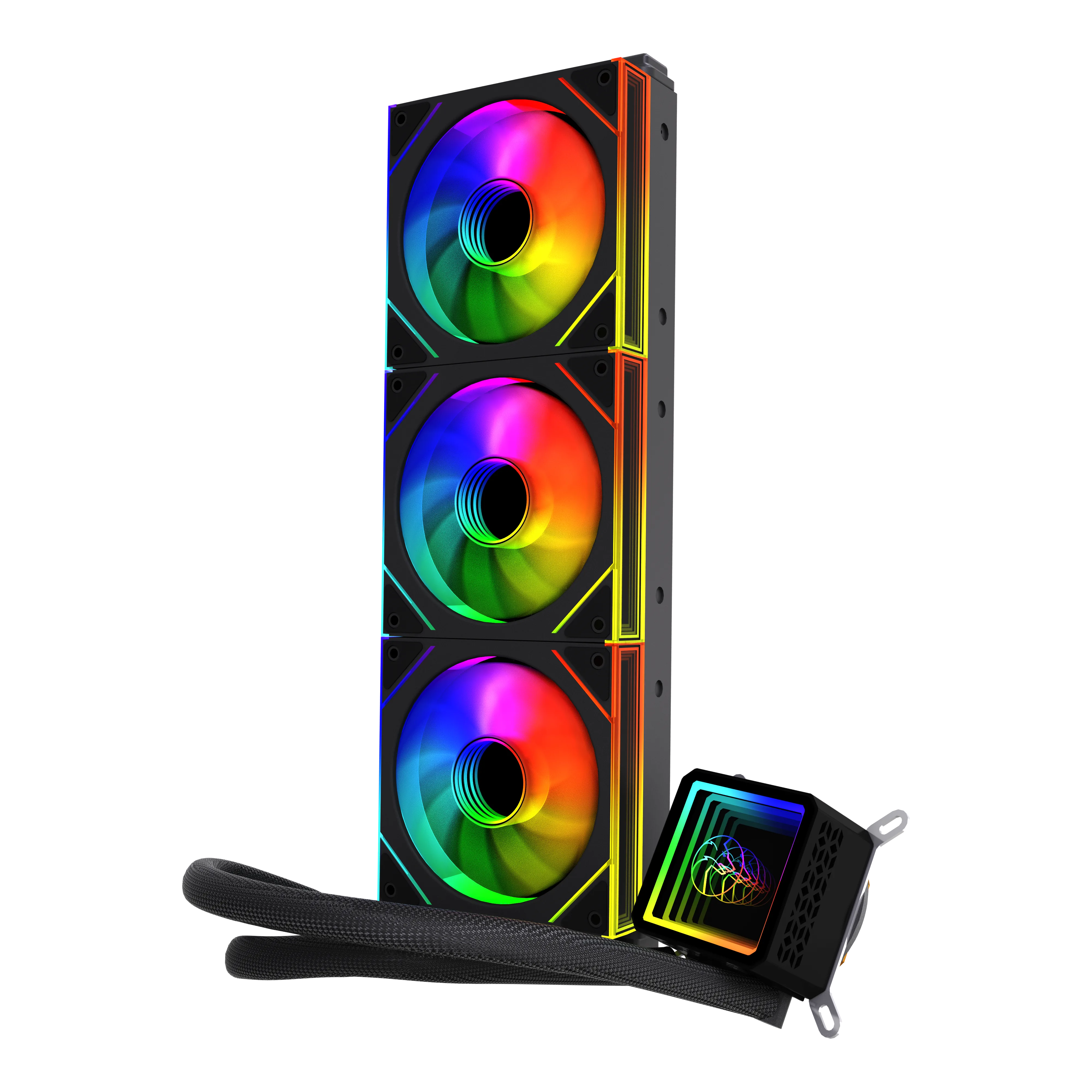 Gametech AHD360B V2 Hydra 360mm Siyah Argb Sıvı Soğutma Sistemi