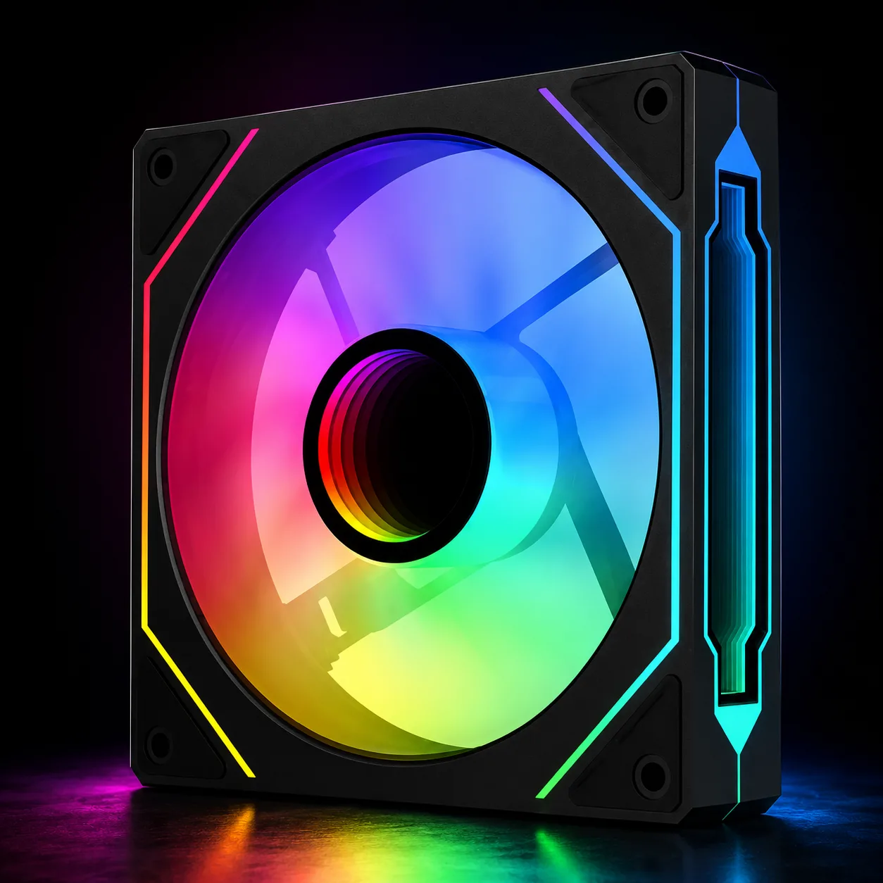 GAMETECH ARGB AYNA PRİME V2 FAN SİYAH