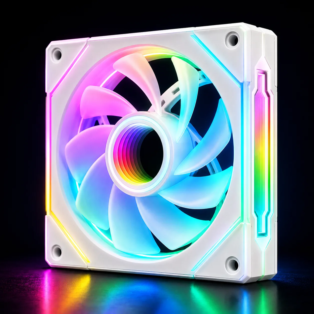 GAMETECH ARGB REVERSE  BEYAZ FAN